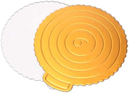 Hemoton Kolutići za torte 12kom okrugle ploče za torte Zgusnite papirnu tacnu za torte krug baza Desert Pizza