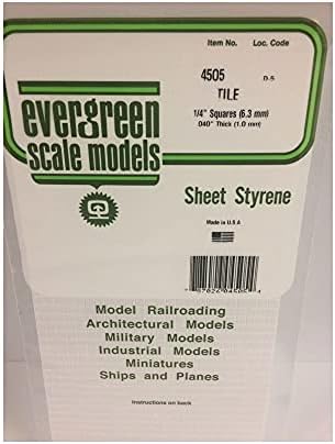 Evergreen 4505 ploče za popločavanje, 1 x 150 x 300 mm, mreža 6,3 mm, Pakovanje od 1