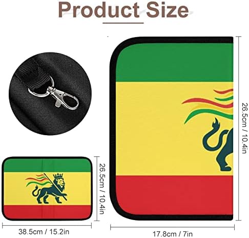 Etiopska rastafarska lava zastava Bilegalni nosač alata Džepne multifunkcijske tkanine prekrivene torbe