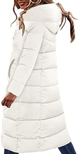 Down Jacket kaput pamučna obložena odjeća u zimi zadebljana velika ovratnica velika veličina preko koljena