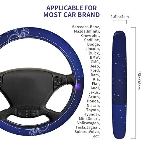 Constellation of the Rose 3D uzorak pokrivač volana auto dodatna oprema ženska djevojka poklon univerzalni