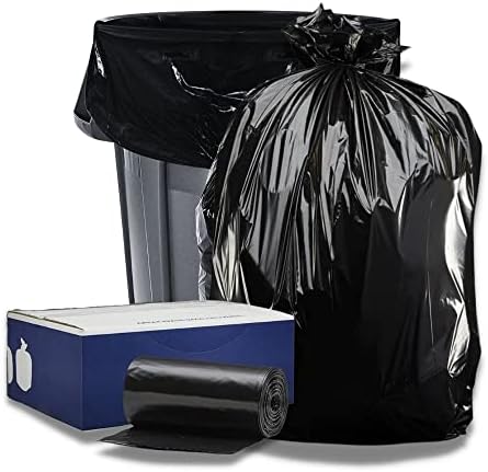 Plasticplace 25-30 galonskih vrećica za smeće │ 1,6 mil │ Crno smeće može obloge │ 30 x 36