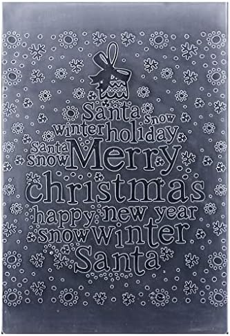 Kwellam veseli božićne riječi Santa Winter Happy New Year Paflake Pozadine plastične reprezentacije za izradu