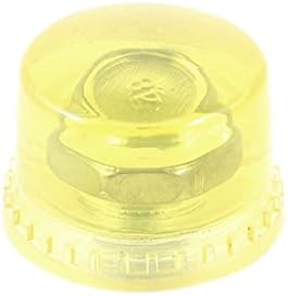 Aexit zamjenjivi 8mm čekići navojna glava plastični čekić vrh 1 Dia-Čekić za puhanje čisto žuta