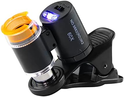 9882w 60X uvećanje univerzalni mobilni telefon LED mikroskop lupa sa klipom QN8
