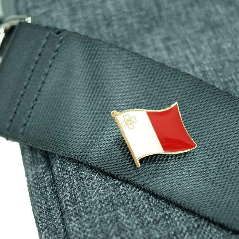 Pinbadge A-One Malta + Europe Nations Series Shield Army Badge Patch, grb zakrpa za DIY odjeću