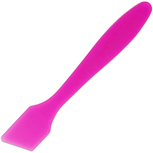 Pana 7.35& 34; Pink veliki fleksibilni miješanje lopatica za višekratnu upotrebu kozmetičke kože