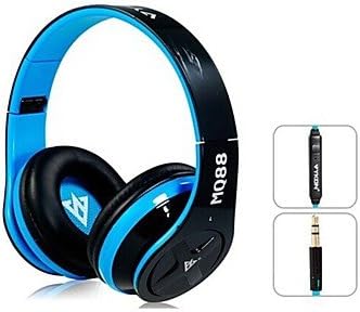 ViCreate VYKON MQ88 Superb 3.5 mm slušalice za uši sa mikrofonom & amp; 1.2 m kabl, plava