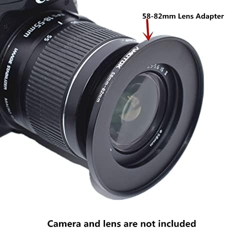 58 mm objektiv na 82 mm Filteri za fotoaparat Kompatibilan je svih 58 mm objektiva kamere do 82 mm UV CPL