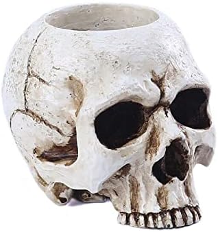 VICDUEKG držač svijećnjaka Skeleton držači svijećnjaka Spooky TeaLight Cup gotic Decor Resin zanati
