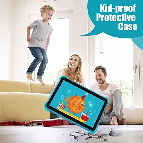 Dečiji tablet 10 inčni tablet za djecu sa kućištem sa kućištem 3GB 64GB Todler tablet sa WiFi Android 11.0 dvostruki