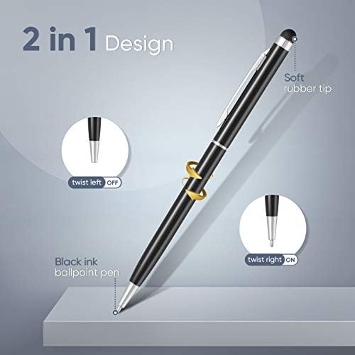 Oribox Stylus olovka za hemijsku olovku, 12pcs Universal 2 u 1 kapacitiv Stylus Ballpoint olovka