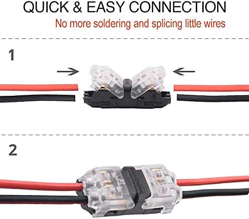 Niskonaponski konektori, Brightfour 12 pakovanje Brzo lemljenje žice za spajanje, 2 smjernica, 4-smjerni