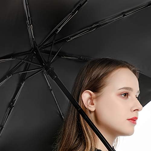 Grunge Zastava Vatikana Travel Umbrella Windproof 3 Folds Auto Open Close Folding Umbrella for Men