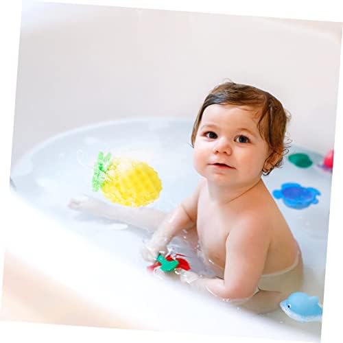 Doitool 2 kom. Baby Bath Spužva Loofah Spužva za kicoš za djecu za kupanje Handeheld Crtickber