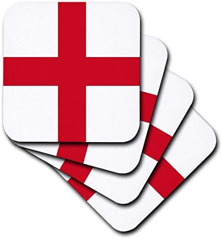 3Droza Engleska - Engleski Crveni Sveti Georges Cross On White - Ujedinjeno Kraljevstvo Britanska
