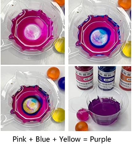 6pcs epoksidna smola boja tečna epoksidna pigmentna smola bojan za smoli bojanje nakita DIY izrada svake boce