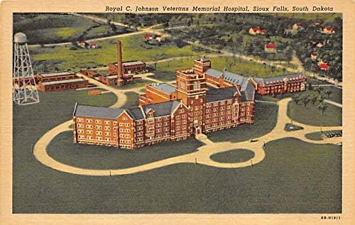 Royal C Johnson bolnica za veterane Sioux Falls, Južna Dakota SD razglednice