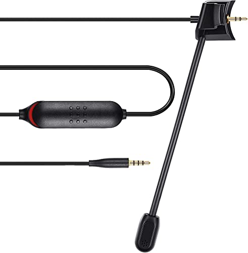 Aquelo QC35 II bum mikrofon slušalice zamjena kabla sa Mute Switch Mic kompatibilan sa Bose QuietComfort 35&