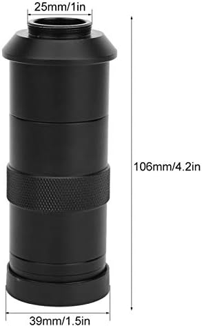 PUSOKEI 100x mikroskop objektiv 39mm / 1.5 in C-Mount digitalni mikroskop lupa objektiv 100x