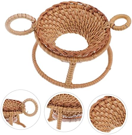 Dodatna oprema za pletenice Alipis 2 setovi 2 kompleta čajnog curenja bambusovog bambusa tkanje