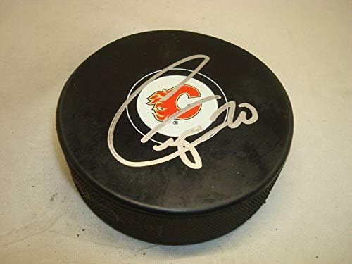 Curtis Glencross potpisao Calgary Flames Hockey pak s potpisom 1B-autogramom NHL Paks