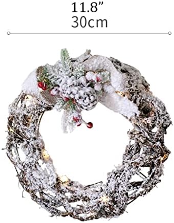 Božićni bell ukrasi Božićni viseći privjesak DIY Rattan Weave Warland Star Ring Božićni privjesak