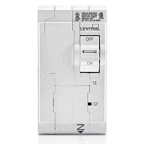 Leviton LB212 125A 2-polni standardni prekidač, hidraulični magnetni, 120/240 VAC, bijeli