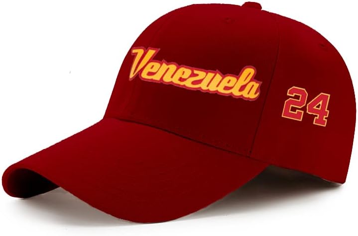 Venezuela bejzbol kapice muškarci žene proljeće i ljetna pisma izvezena podesiva bejzbol kapa