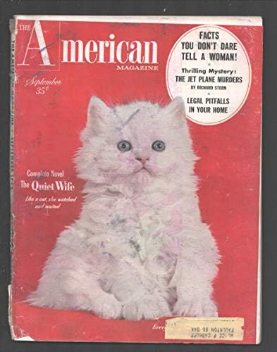 Američki magazin 9/1954-fotografija omota mačića-pulp fiction-klasični oglasi za automobile-G
