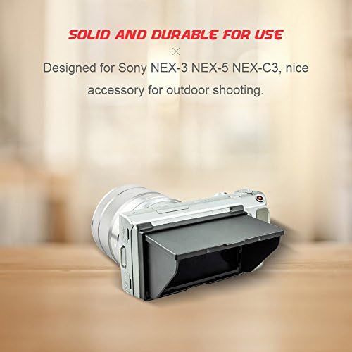 LCD ekran suncobran za sunčanje zaslon za sunčanje zaštitnik zaslona za Sony Nex-3 NEX-5 NEX-C3 DSLR
