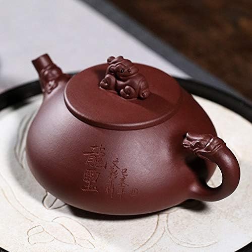 Yixing sirove rude ljubičasti pijesak longxi kamena kašika Potpoznati čuveni čisti ručni čajnik za piće, pribor