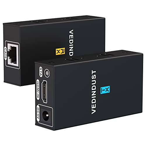 HDMI Extender preko Ethernet-a po jednom CAT6 CAT5 do 200ft, HDMI do Ethernet adaptera sa Edid Copy Function,