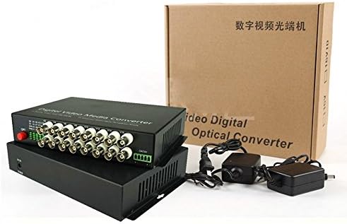 Guantai 16 CH Video vlakno optički pretvarači u radnoj udaljenosti od 20km za CCTV nadzor sigurnosnog sistema
