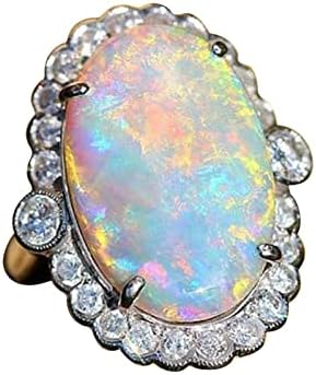 Par Princess Cut Diamond Set Ring Modni luksuzni ženski angažman vjenčani nakit Kaktus prsten
