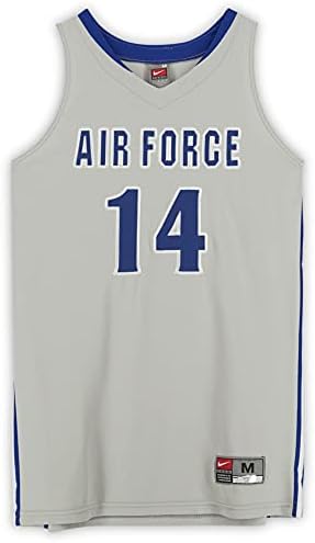 Sportska memorabilia Air Falcons Team izdat 14 Sivi dres sa plavim brojevima iz košarkaškog programa