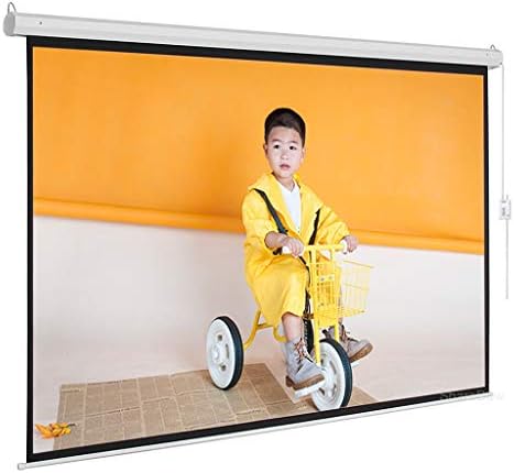 ZLXDP motorizirani ekran projektora 60-84 16: 9 Zidni mat bijeli projekcijski projekcijski ekran sa daljinskim