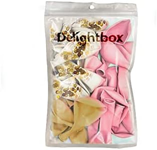 Delightbox 15 Novi 11-inčni baloni Party Rose Gold, bistro sa zlatnim točkicama i zlatnim vintage vjenčanim