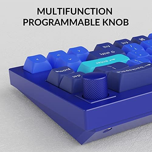 Keychron Q2 Verzija kružnog mehaničkog tastature, 65% Layout QMK / Via programibilni makro sa vrućim zamenam