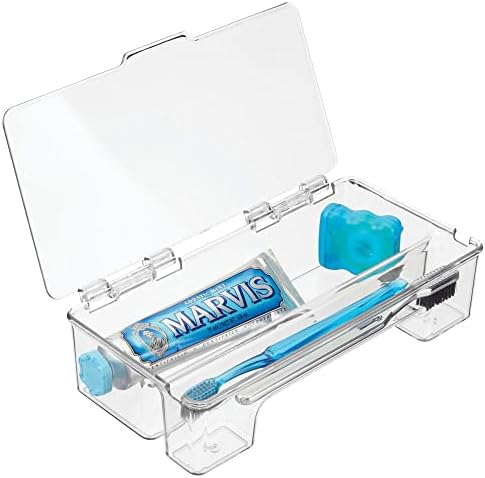 Mdesign plastični držač četkice za zube, kanta za Organizator za kupatilo, ormarić, ormar, fioka-drži
