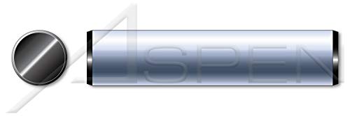 3/8 X 3/4, čvrste igle za Tiple, legirani čelik, svijetla završna obrada, proizvedeno u SAD-u
