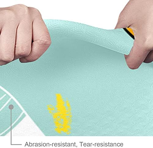 Siebzeh Banana Summer Premium Thick Yoga Mat Eco Friendly Rubber Health & amp; fitnes non Slip Mat za sve