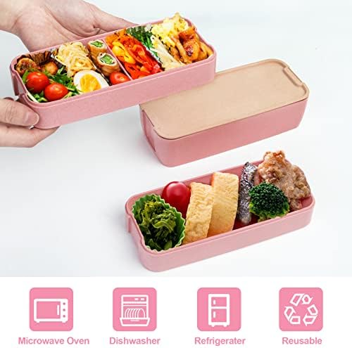 Korlon 30 kom Bento Box kutija za ručak za odrasle Kit, Bento kutija za ručak za djecu japanski