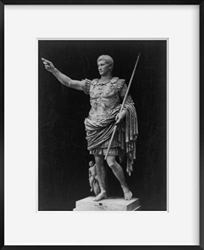 Beskonačne fotografije fotografija: Kip Augusta Cezara / Vatikanski Muzej / Rim / Vatikan / istorijska zidna Umjetnost