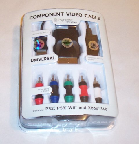 Univerzalni komponenta video kabl za Wii, PS2, PS3, & XBOX 360