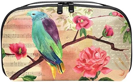 Kozmetička torba za žene, preslatke prostrane vodootporne torbe za šminkanje putne životinje Crvena