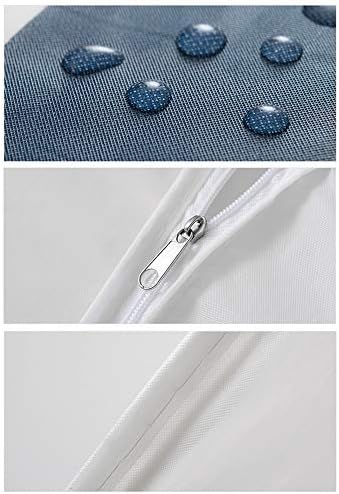Navlake za odjeću 6-dijelni Navlaka za odjeću, rukav za odjeću otporan na prašinu s punim čvrstim patentnim