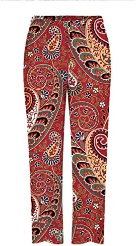 Casual capri pantalone za žene Trendi pamučne posteljine obrezane hlače Čvrsto boje visoki struk Comfy Capri