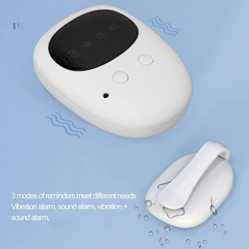 Wireless bedwetting Alarm, 3 alarmni režimi podeljeni podsetnik za vlagu, jake vibracije i zvučni