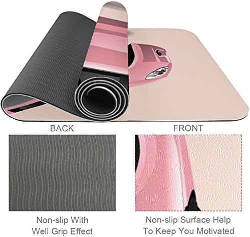 Siebzeh Car Premium Thick Yoga Mat Eco Friendly Rubber Health & amp; fitnes non Slip Mat za sve vrste